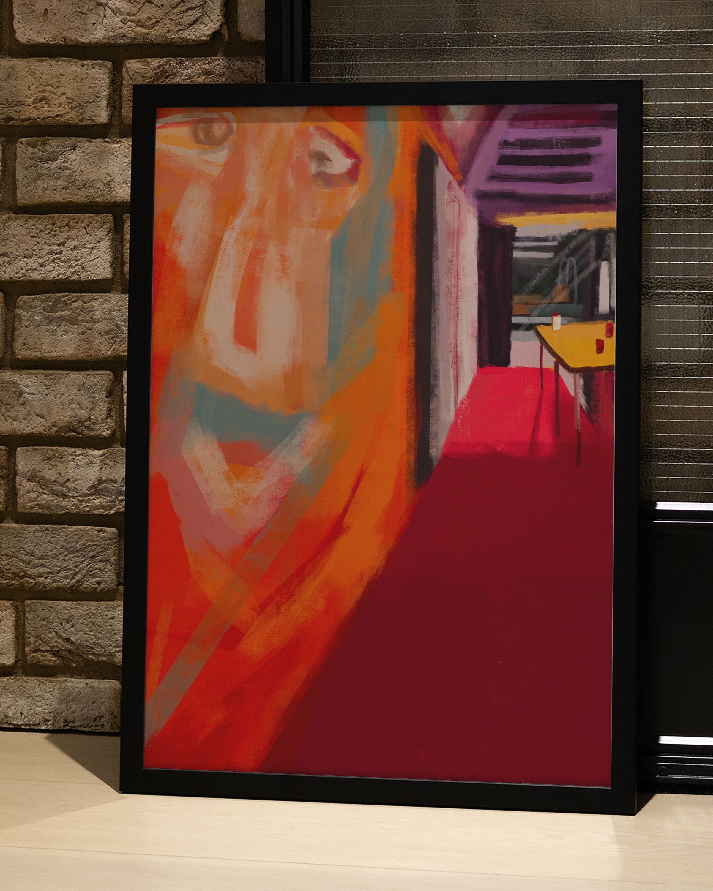 The Bar Poster – FineArt Wandbild, moderne Kunst & Fine Art Print von Spawnd, handgefertigt & Made in Germany