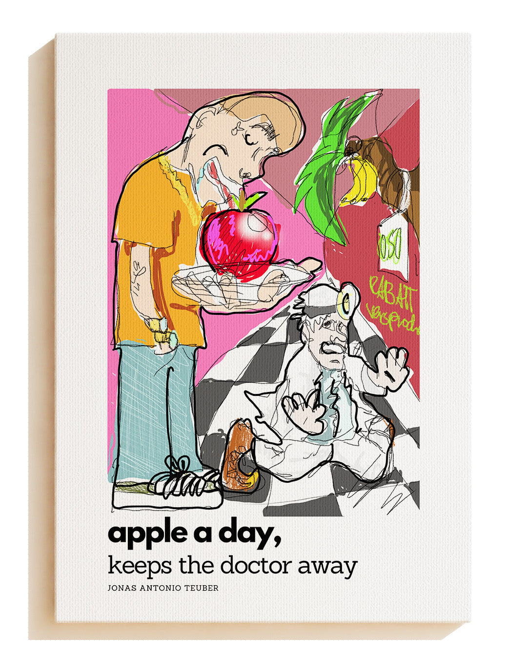 Apple a Day - Leinwand