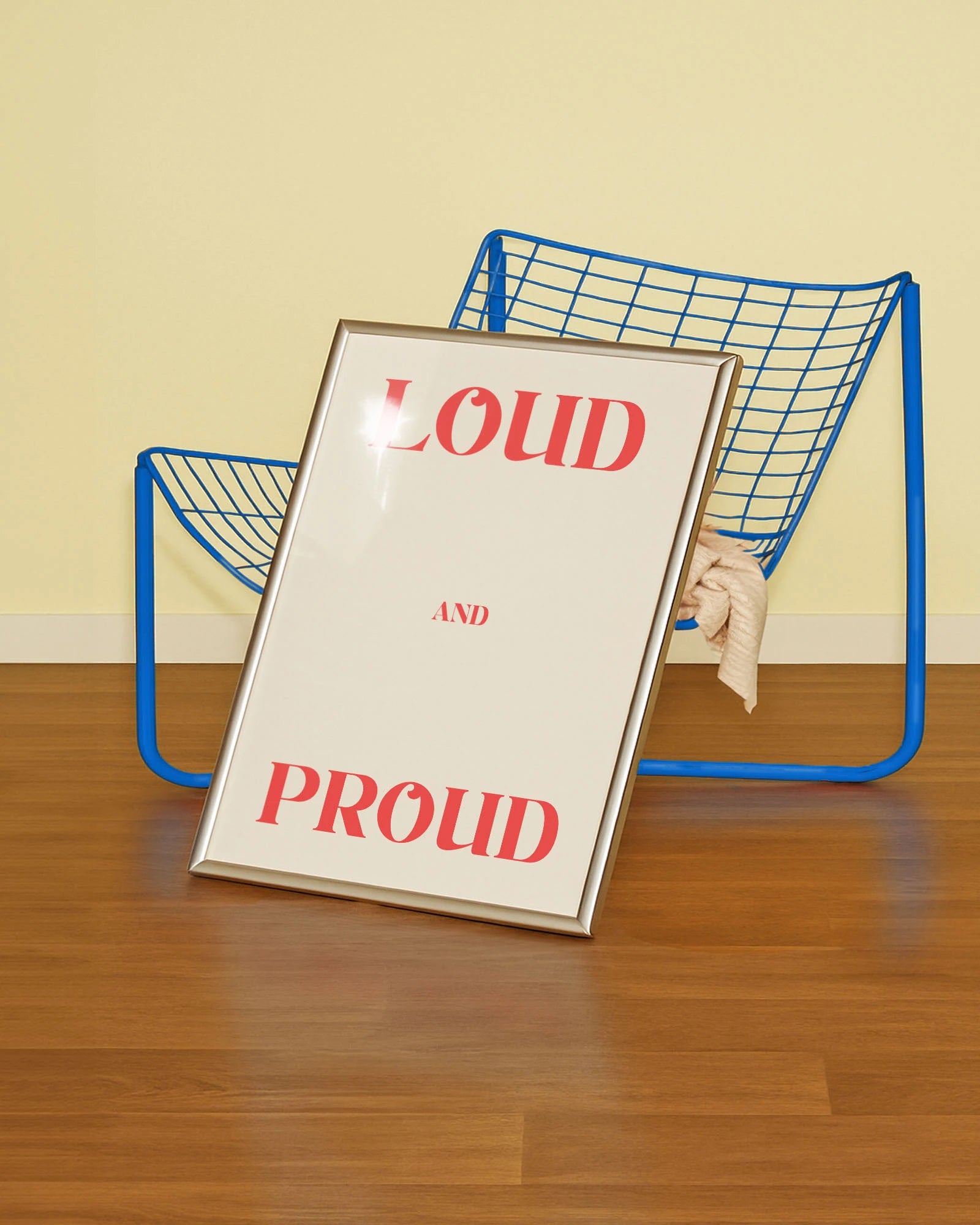 Loud and Proud Poster – FineArt Wandbild, moderne Kunst & Fine Art Print von Spawnd, handgefertigt & Made in Germany