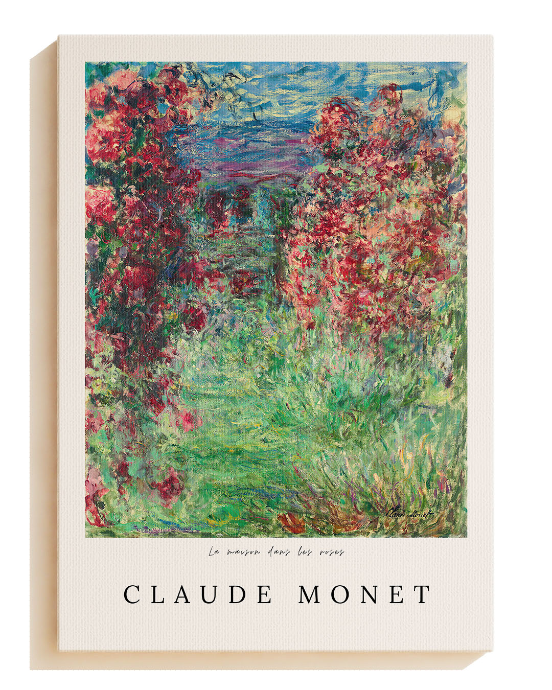 La maison dans les roses - Leinwand