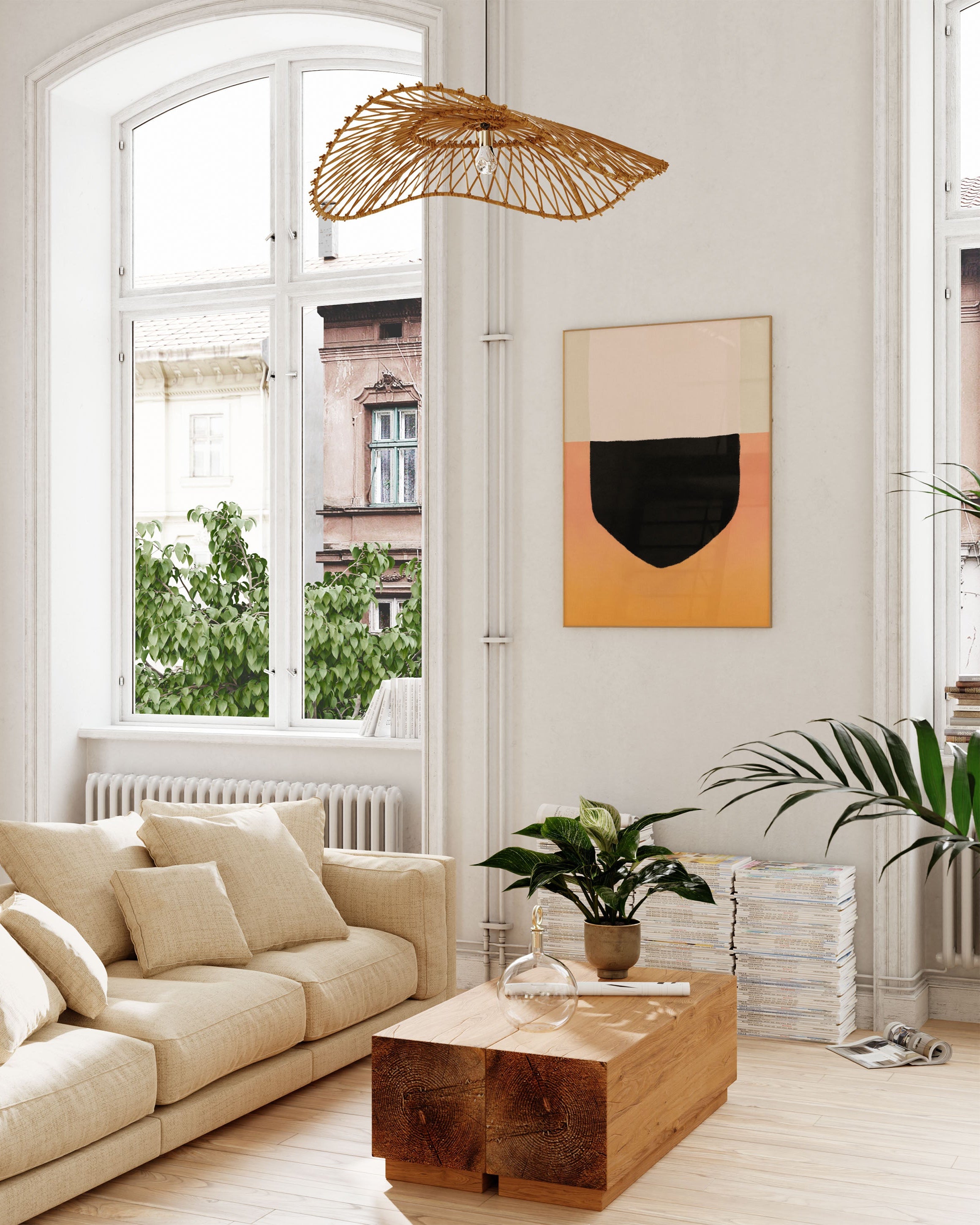 Isfjell Poster – FineArt Wandbild, moderne Kunst & Fine Art Print von Spawnd, handgefertigt & Made in Germany