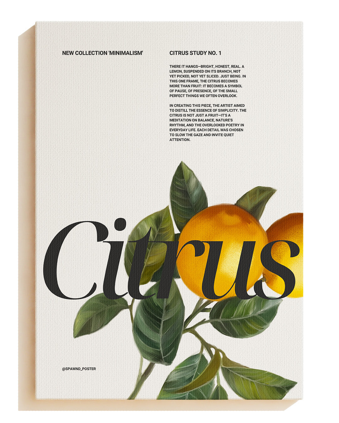 Citrus - Leinwand