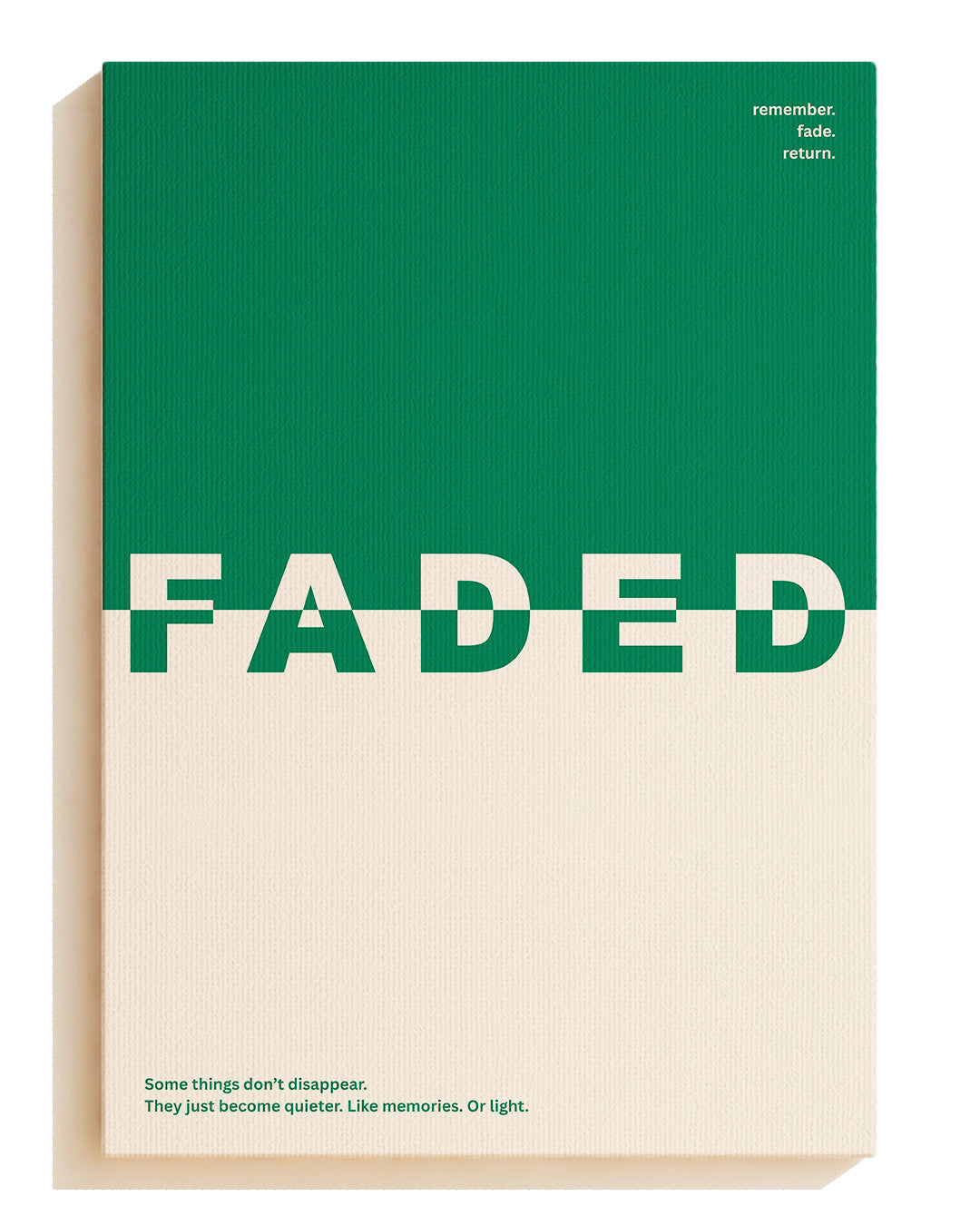 Faded - Leinwand