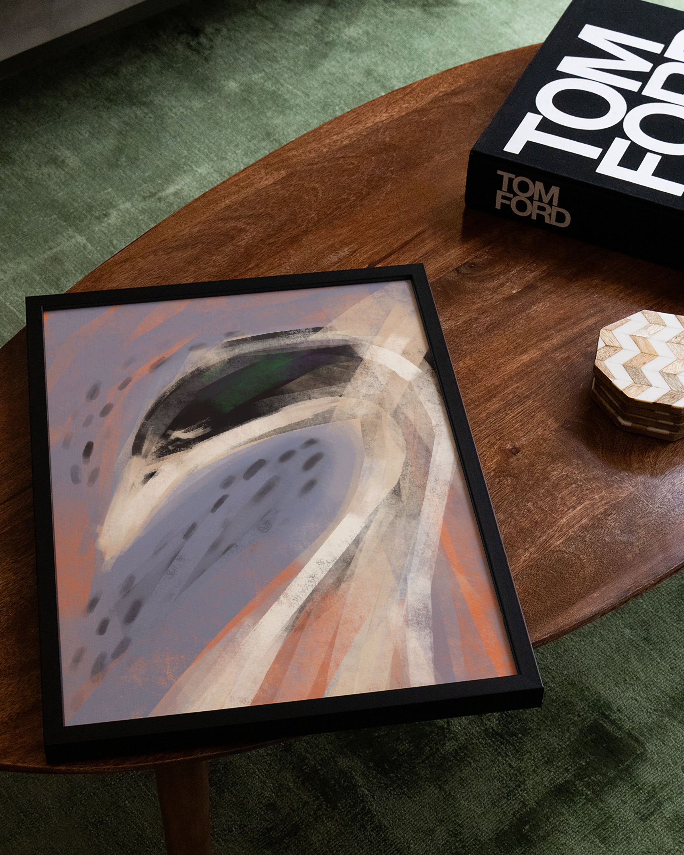 Duck Poster – FineArt Wandbild, moderne Kunst & Fine Art Print von Spawnd, handgefertigt & Made in Germany