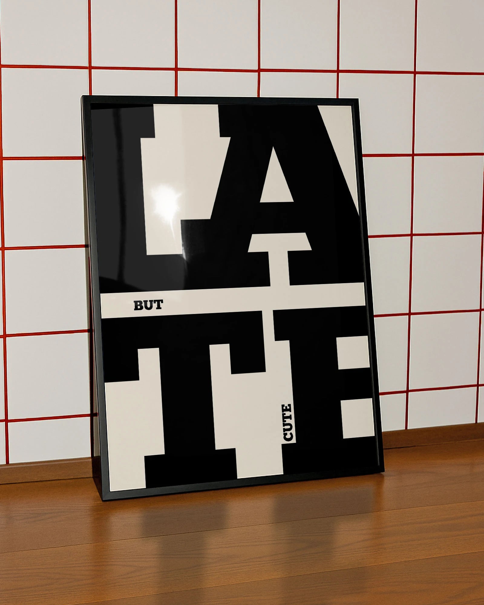 Late Poster – FineArt Wandbild, moderne Kunst & Fine Art Print von Spawnd, handgefertigt & Made in Germany