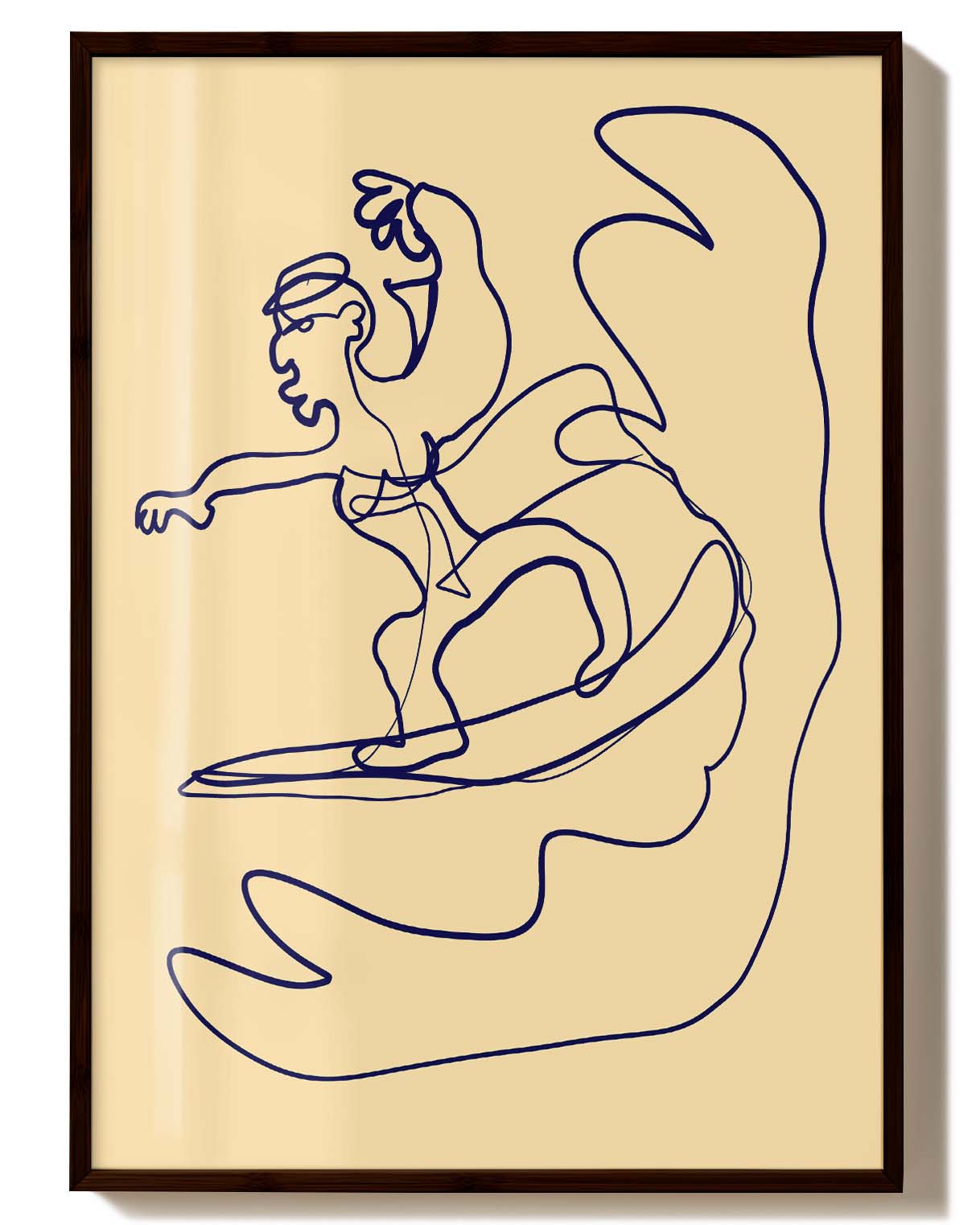 Surf | Line Art Poster