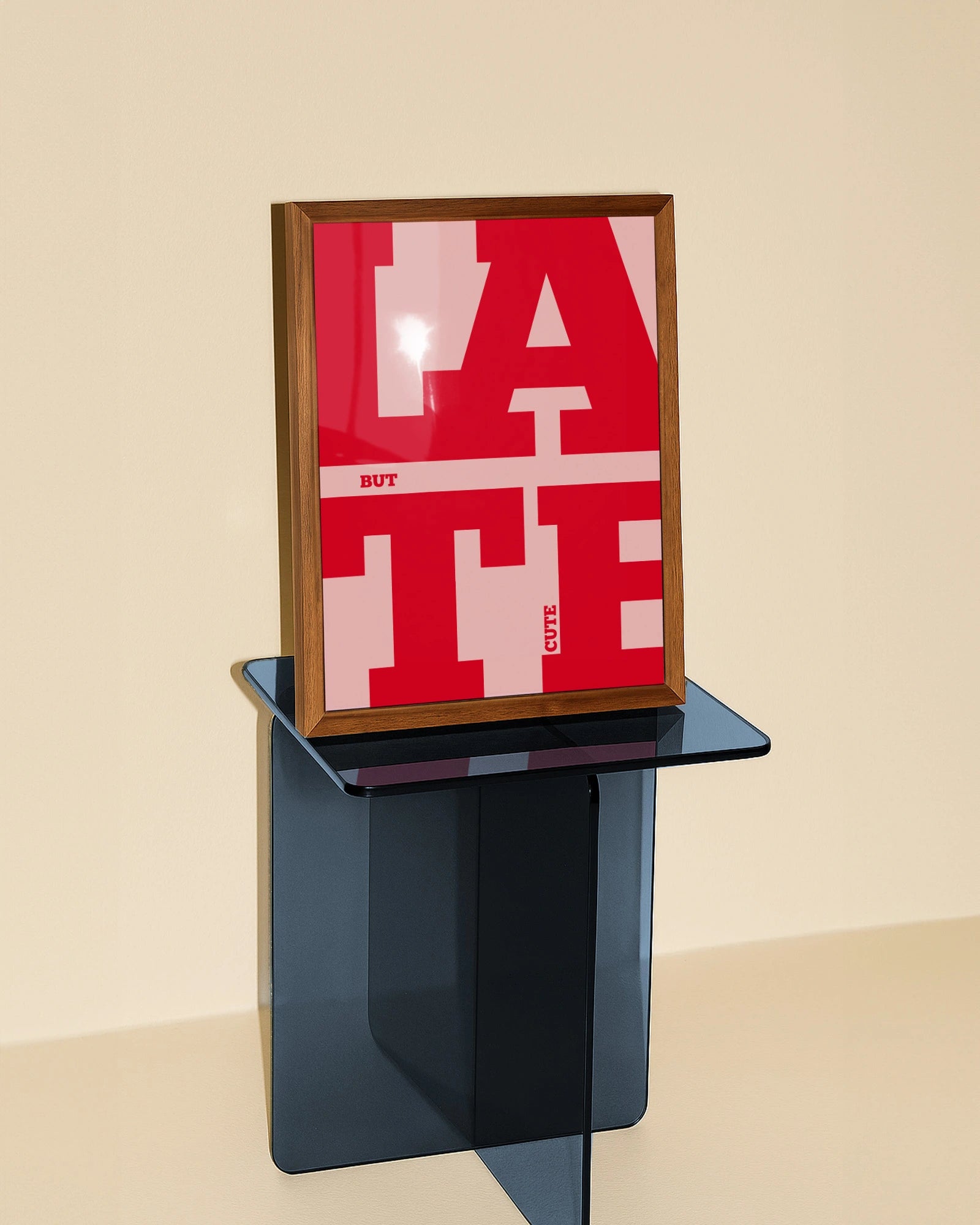 Late Poster – FineArt Wandbild, moderne Kunst & Fine Art Print von Spawnd, handgefertigt & Made in Germany