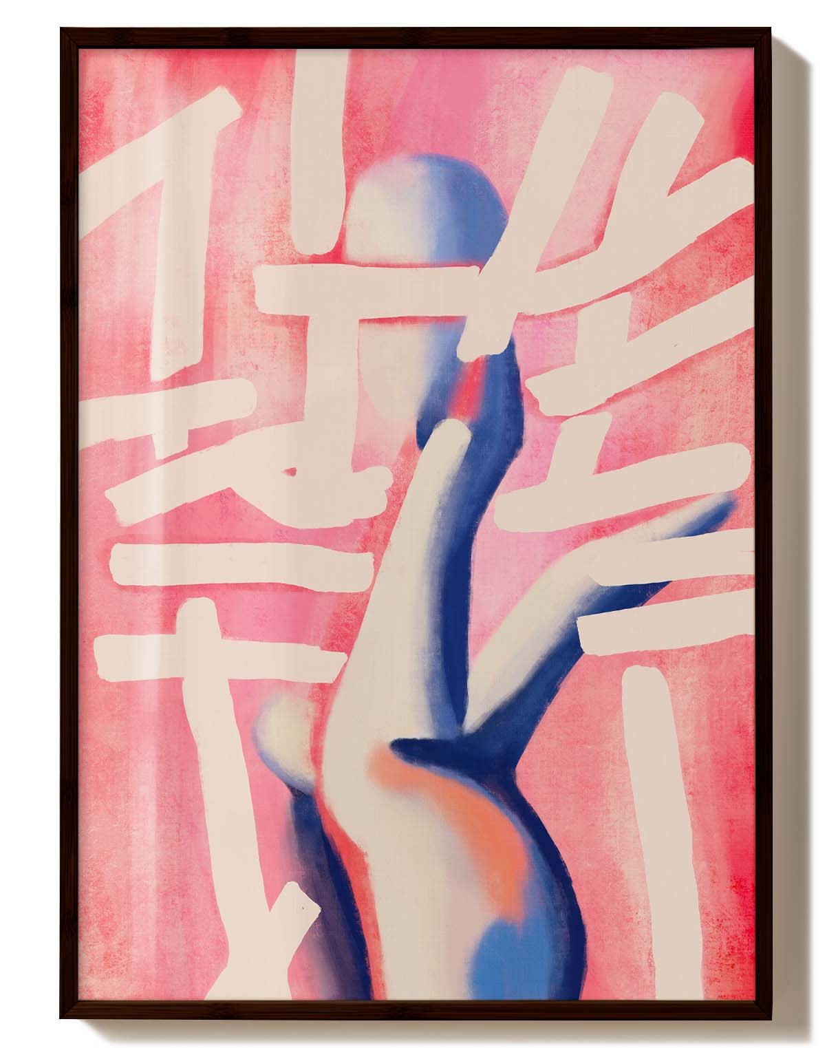 I don’t know | Abstraktes Figuren-Poster