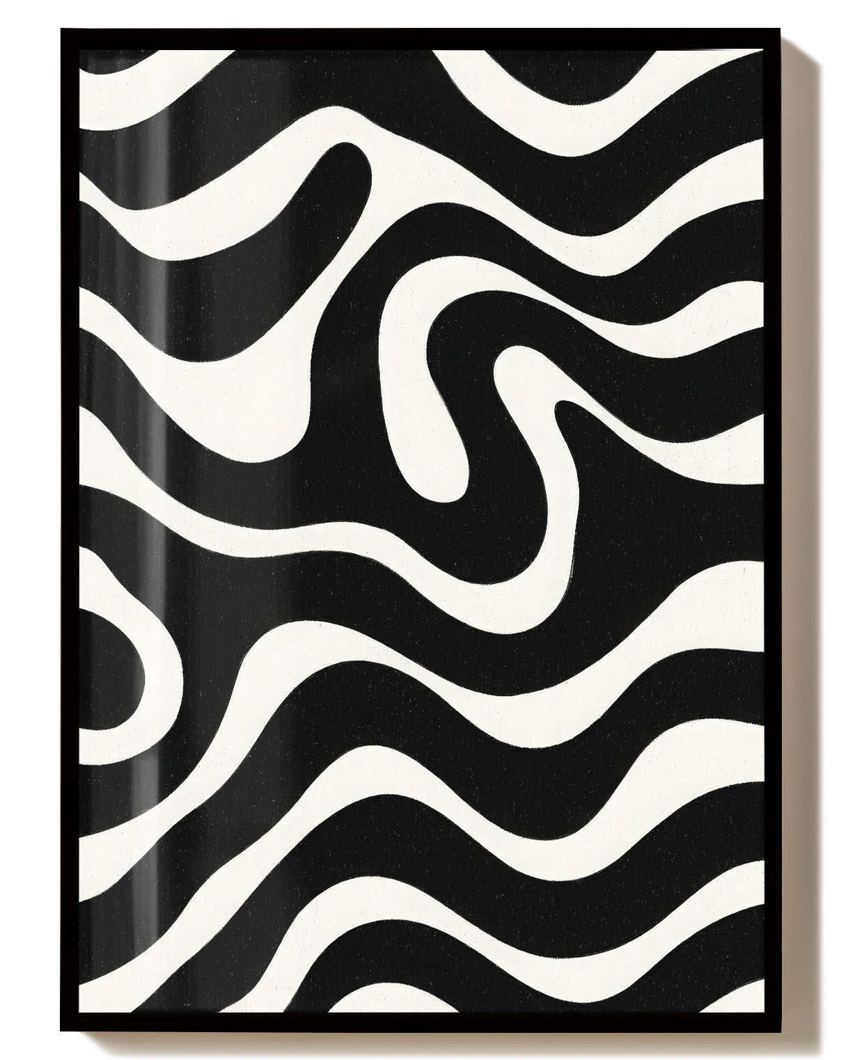 Minimalistisches Geometrie Kunst Poster – Balanced Void