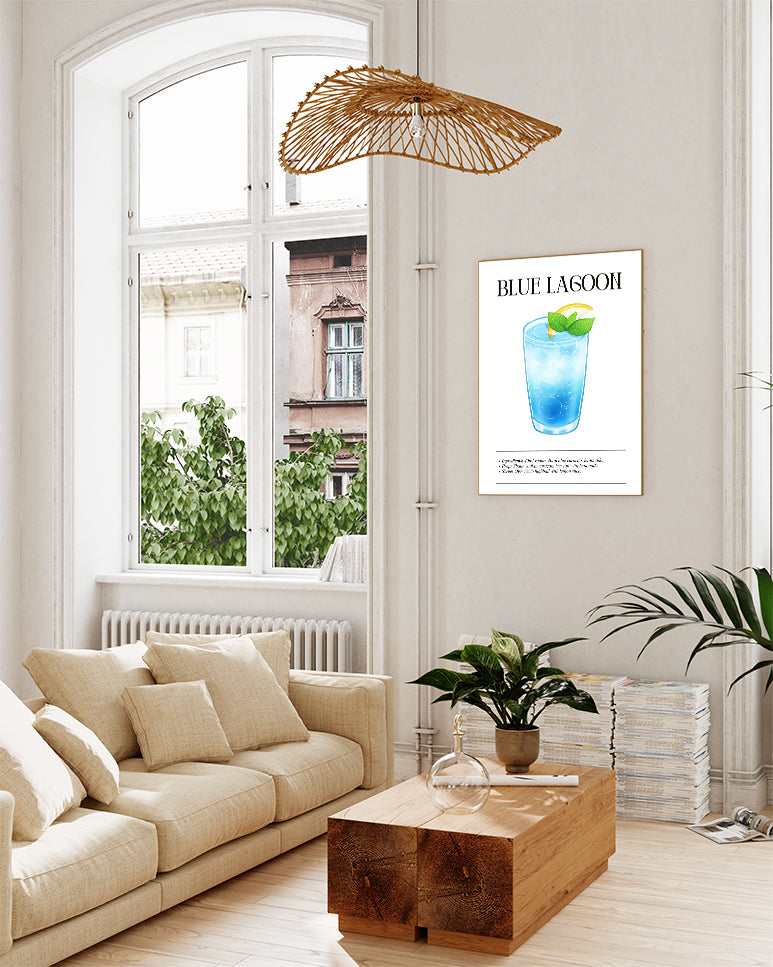 Blue Lagoon Cocktail Poster – Blue Lagoon