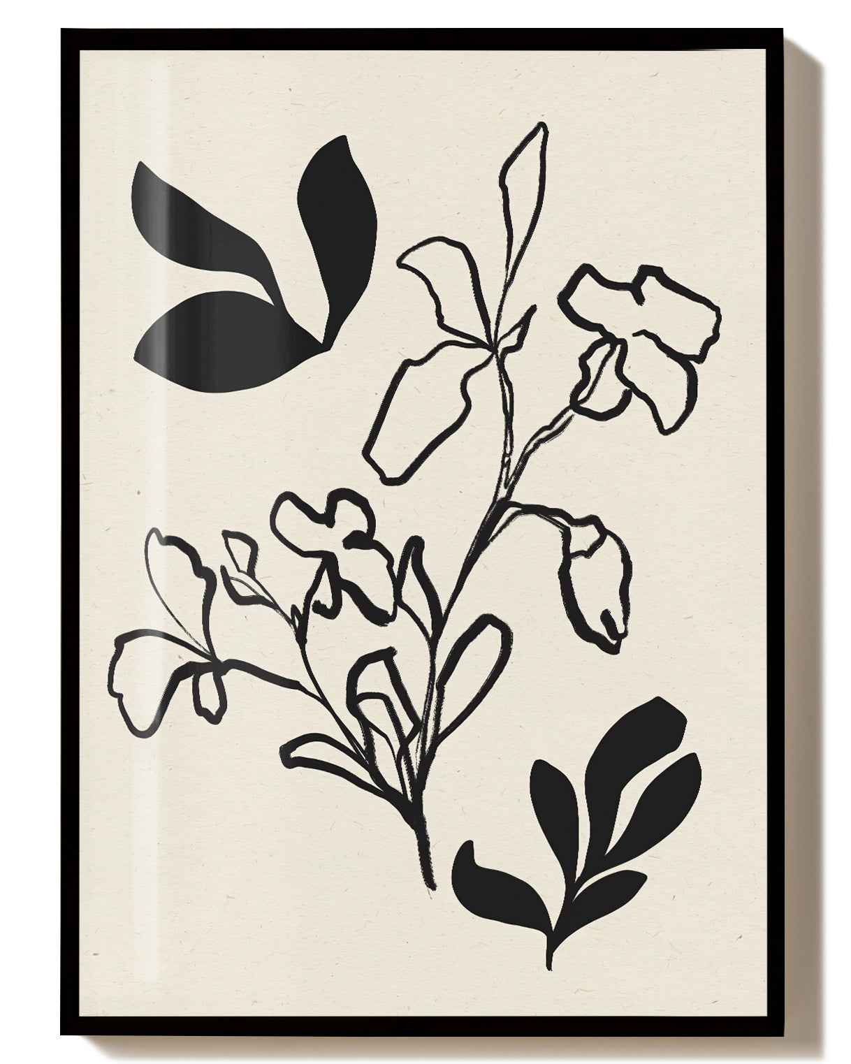 Botanisches Kontrast Poster – Bold Botanic Contrast