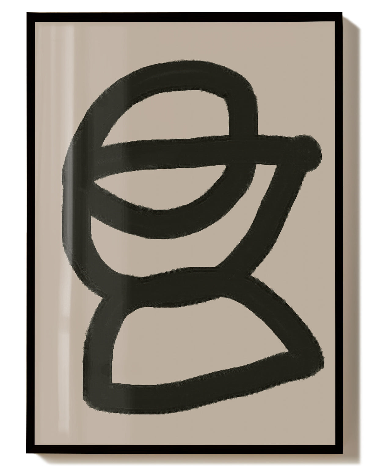 Bold Minimal Figuren Poster – Bold Minimal Figure