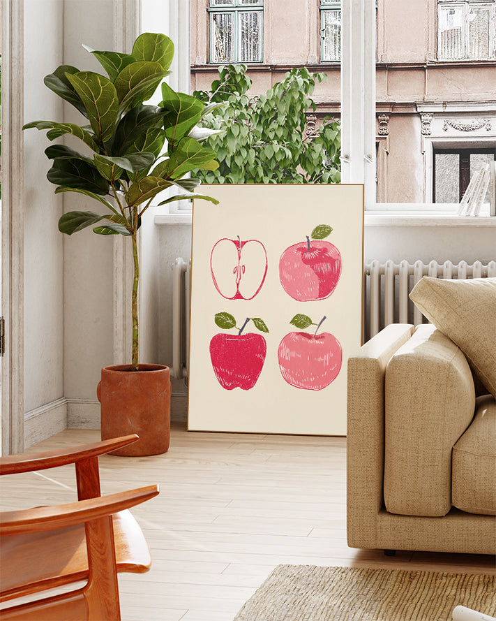 Kirsch Poster modern – Cherry Duo