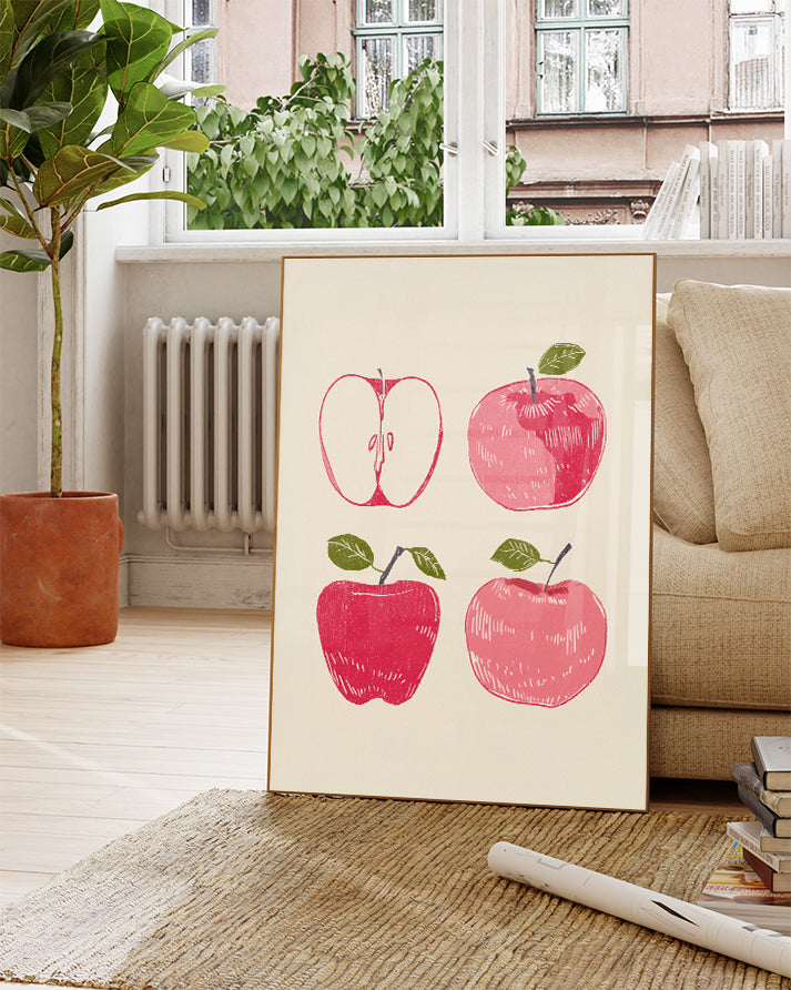 Kirsch Poster modern – Cherry Duo