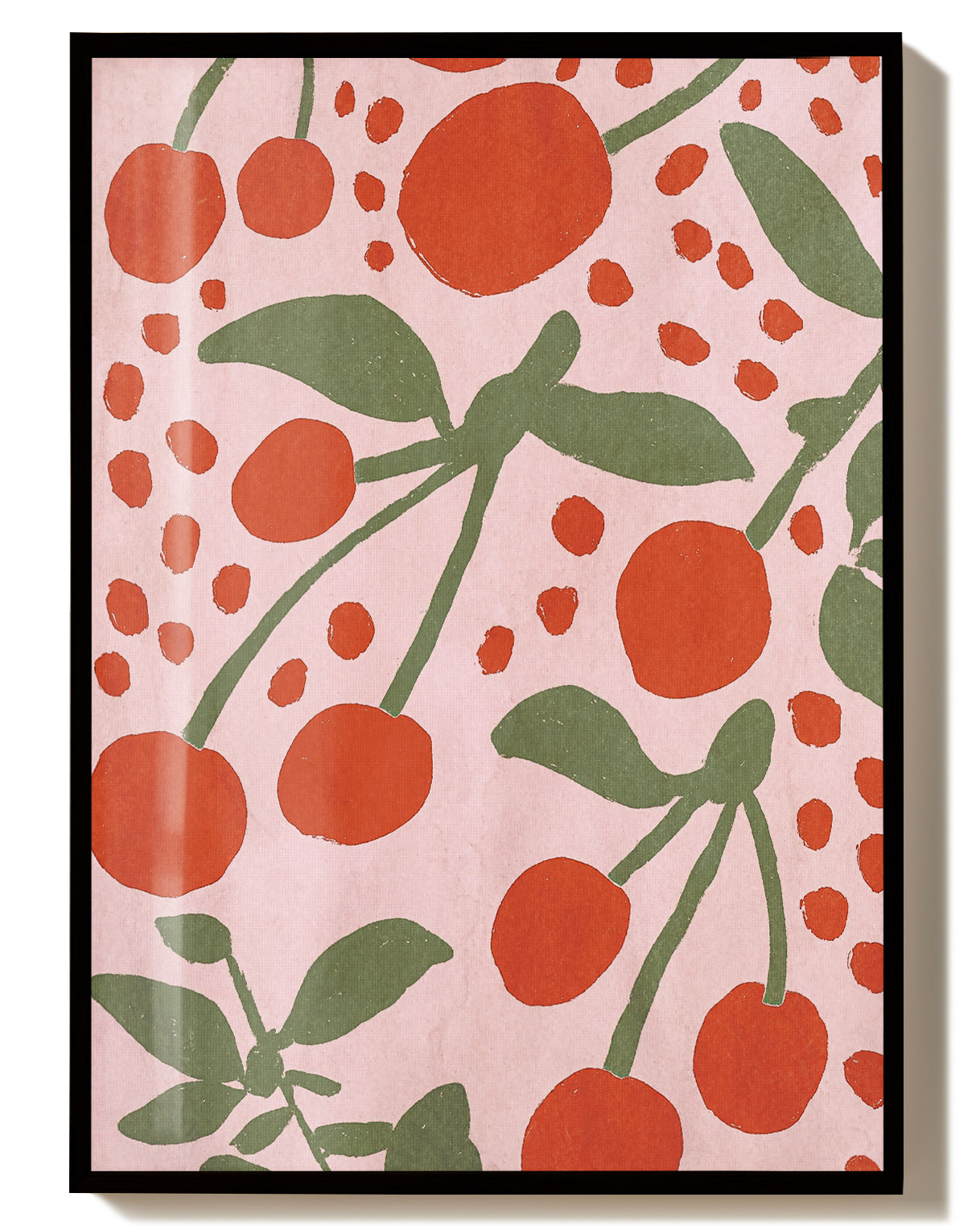Kirsch Muster Poster modern – Cherry Pattern