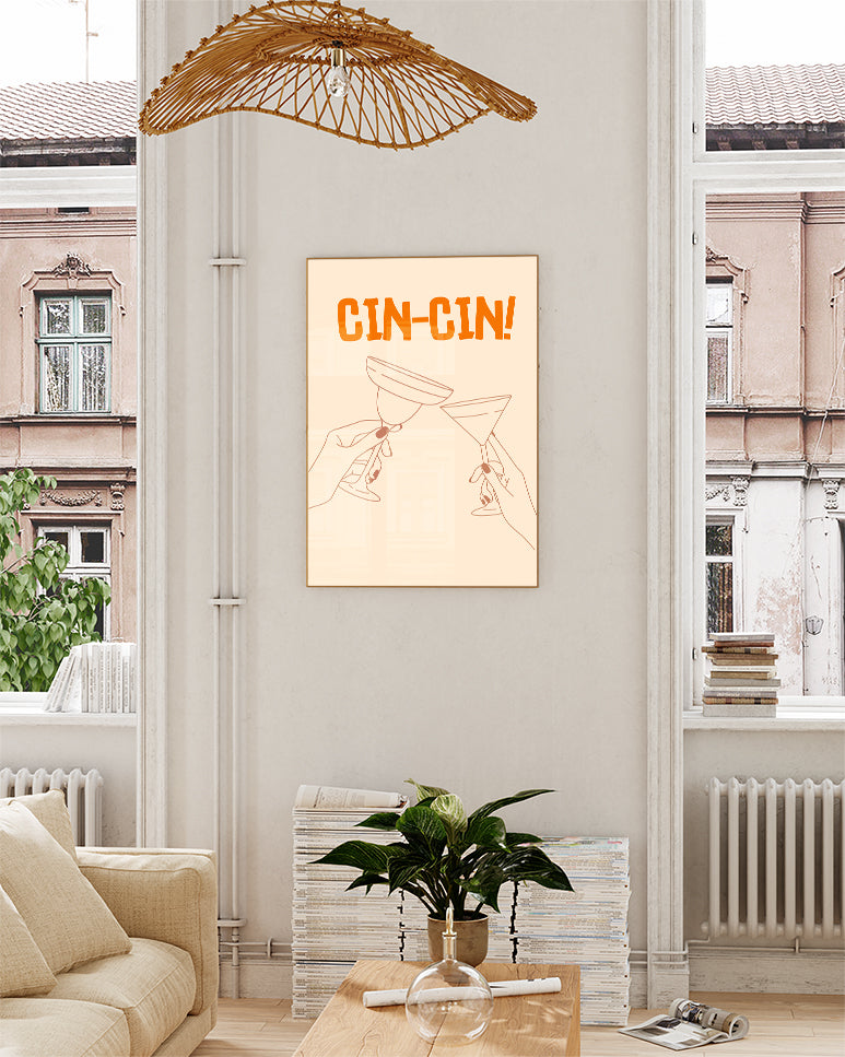 Cin Cin Cocktail Poster – Cin Cin