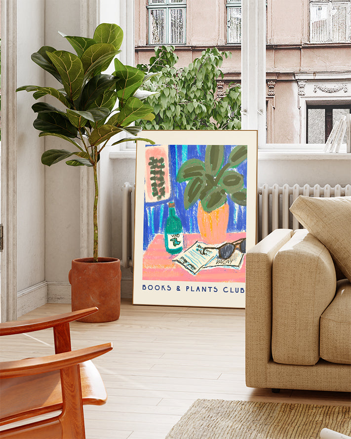 Küsten Landschaft Poster modern – Coastal View