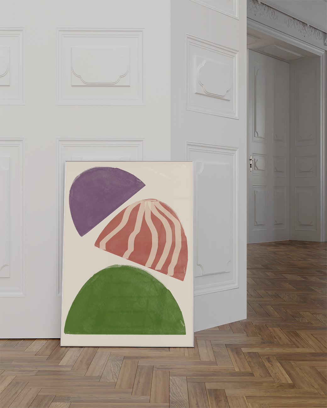 Color Block Halbkreis Poster – Color Block Semi Circles