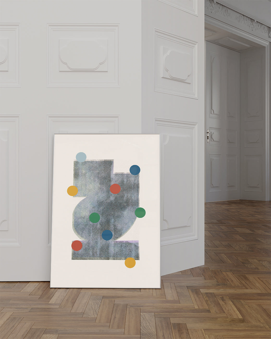 Color Dots Abstraktes Poster – Color Dots Abstract