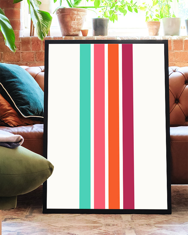 Color Stripes Poster