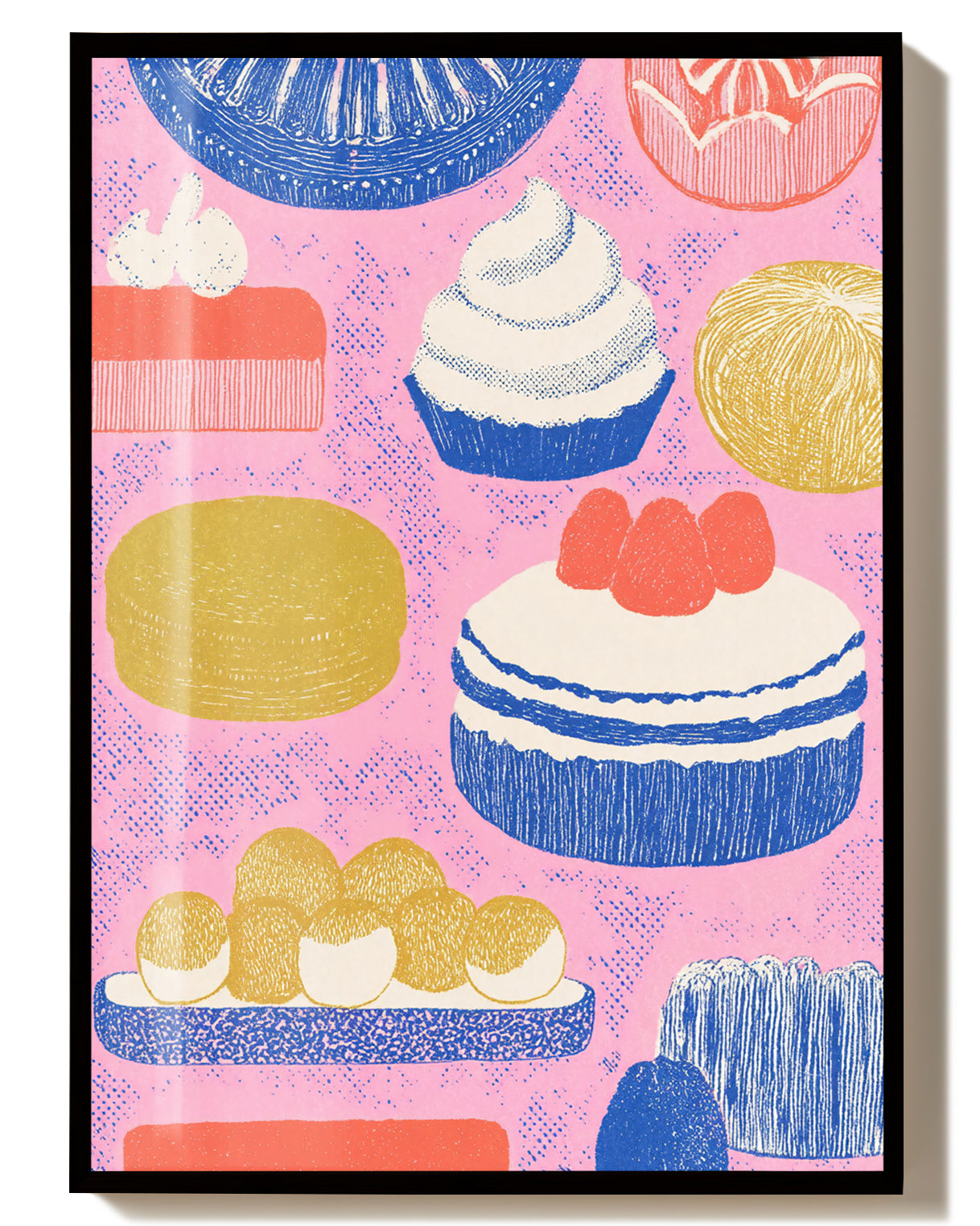 Dessert Poster modern bunt – Colorful Desserts