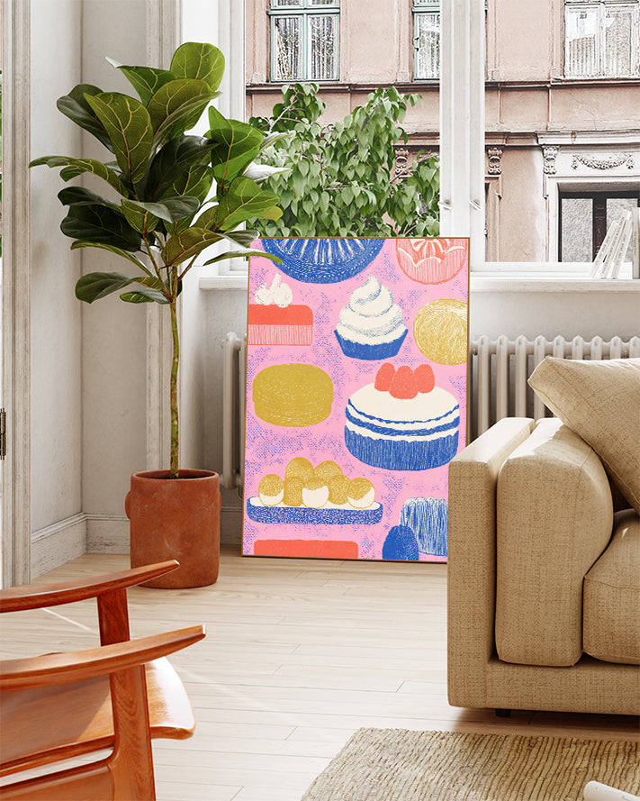 Dessert Poster modern bunt – Colorful Desserts