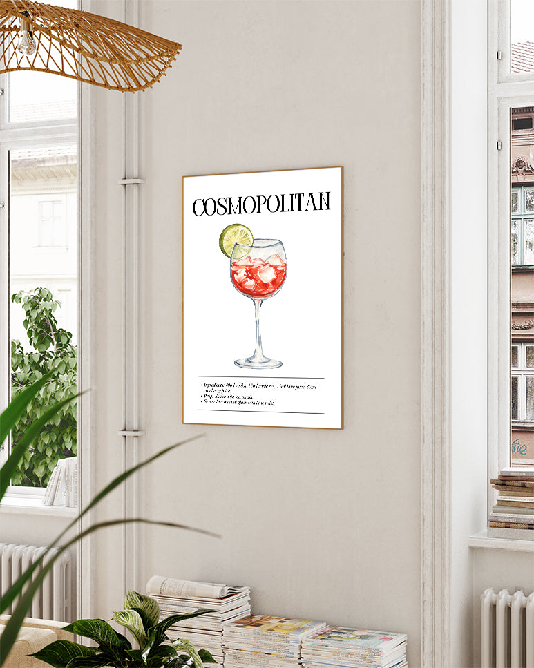 Cosmopolitan Cocktail Poster – Cosmopolitan