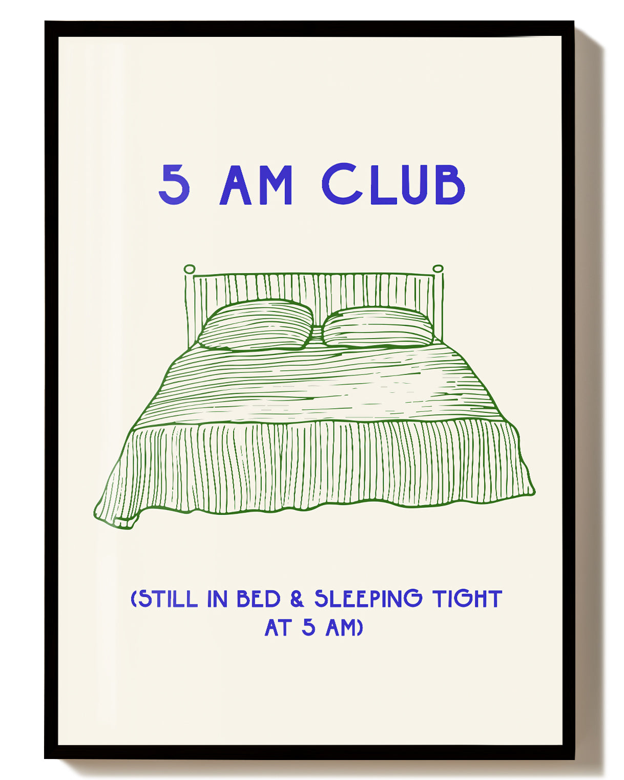 Schlafzimmer Poster modern – Cozy Club