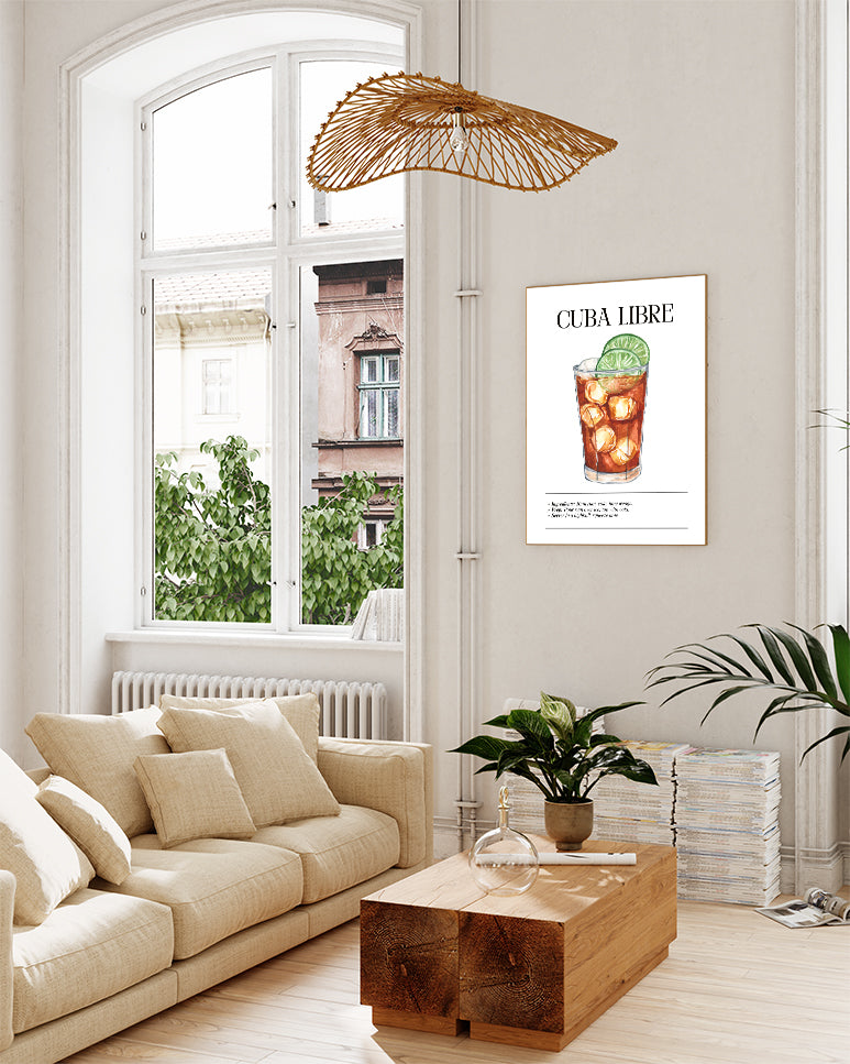Cuba Libre Cocktail Poster – Cuba Libre
