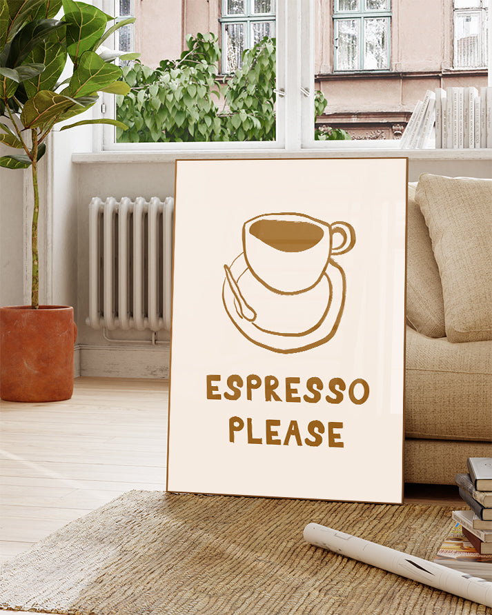 Espresso Poster modern – Espresso Please