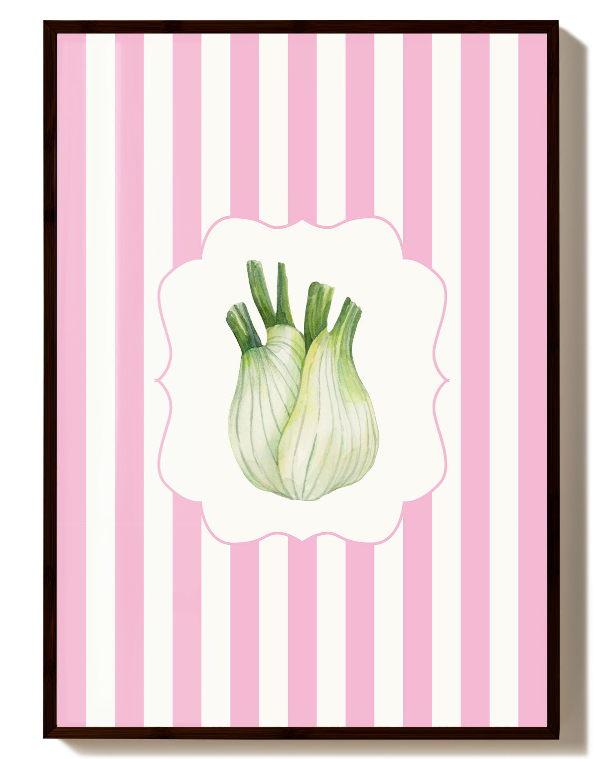 Fennel Poster – Botanische Fenchel Illustration Poster – FineArt Wandbild, moderne Kunst & Fine Art Print von Spawnd, handgefertigt & Made in Germany