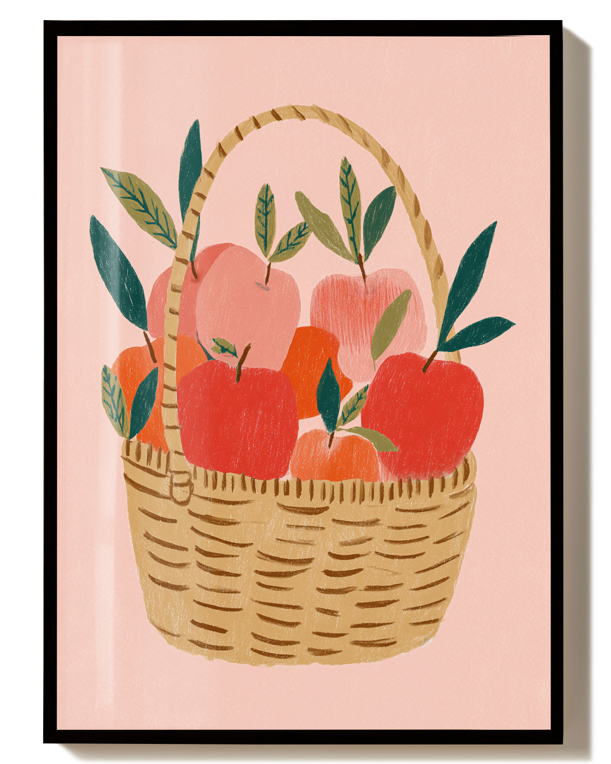 Obstkorb Poster modern – Fruit Basket