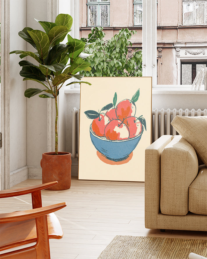 Modernes Obstschale Poster – Fruit Bowl