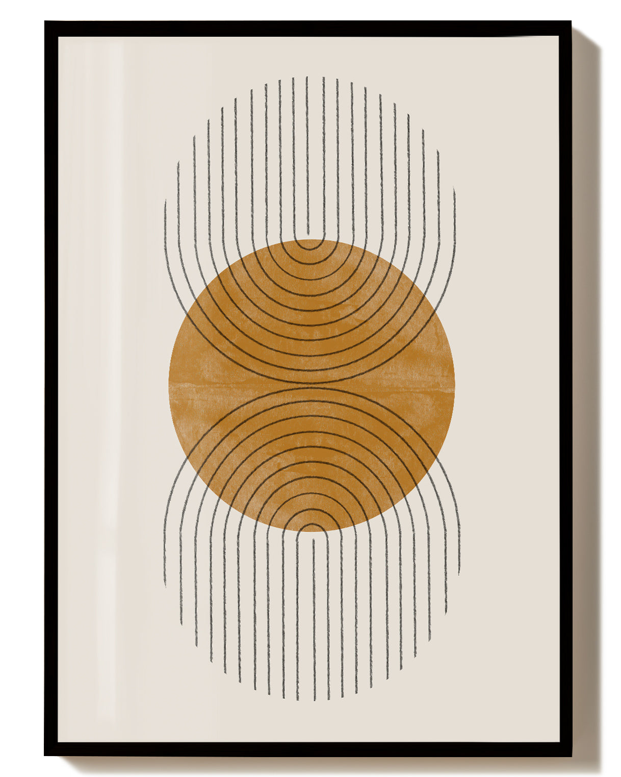 Golden Sun Lines Poster – Golden Sun Lines