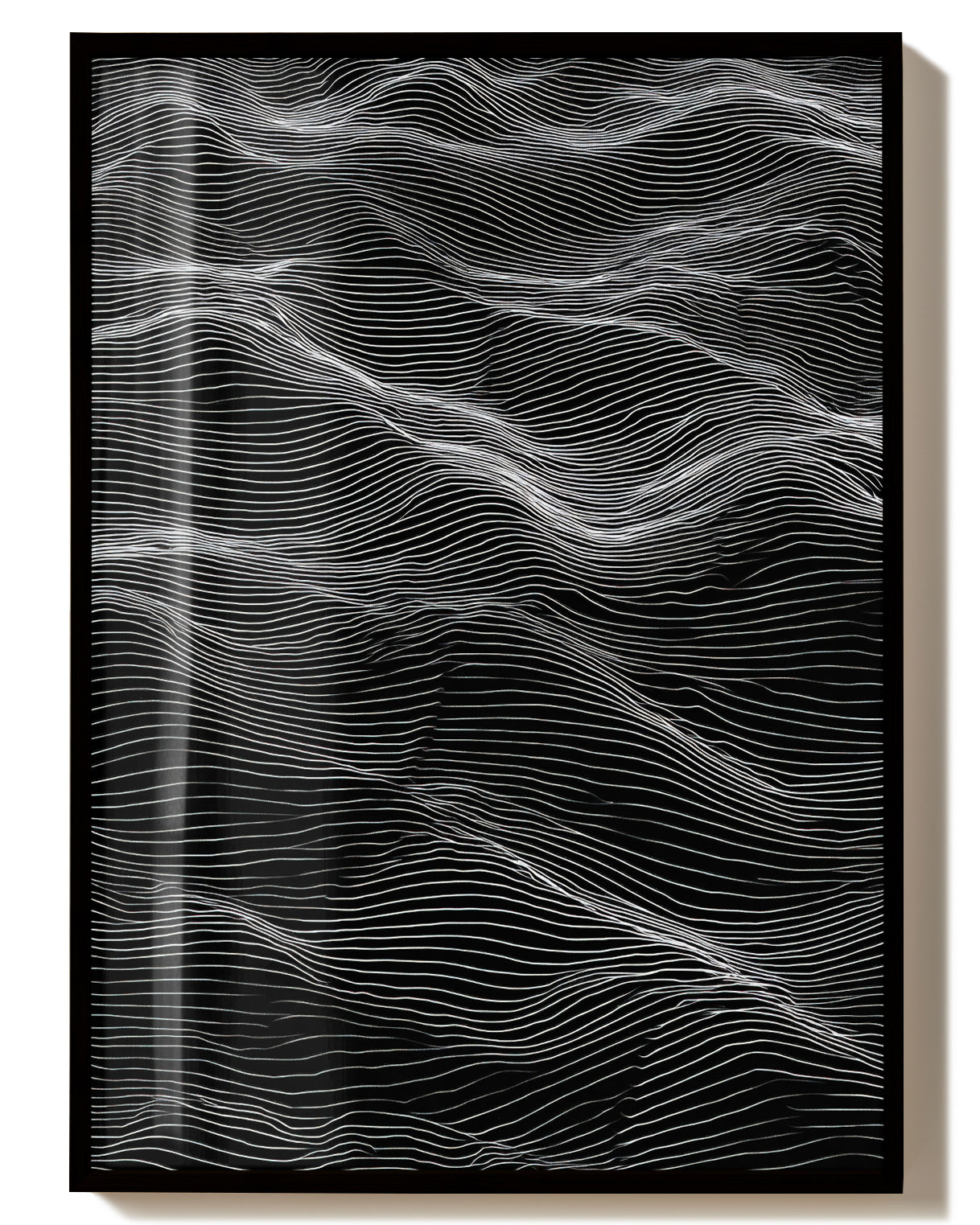 Abstraktes Wellen Muster Poster – Inner Waveform