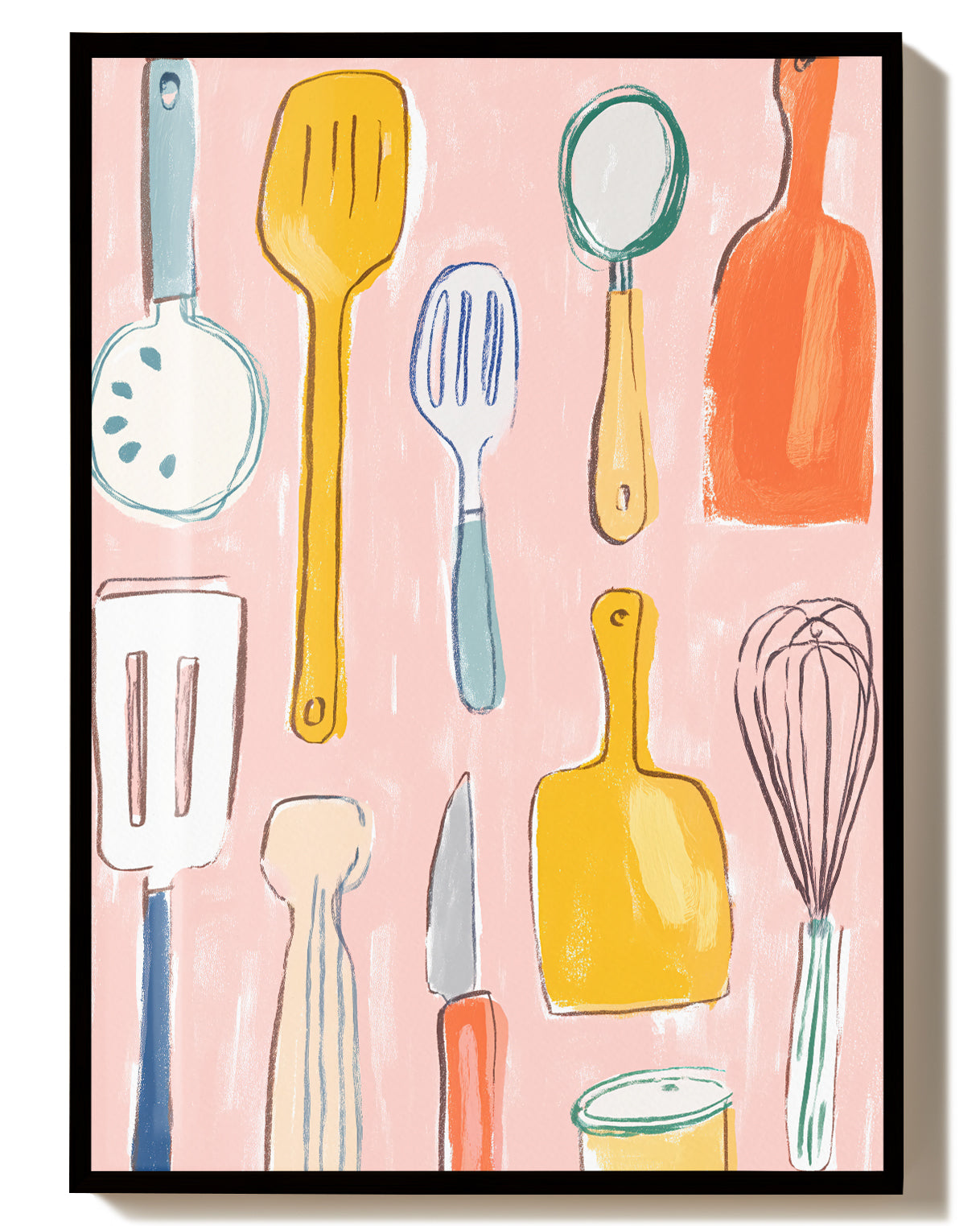 Küchen Poster Illustration – Kitchen Joy