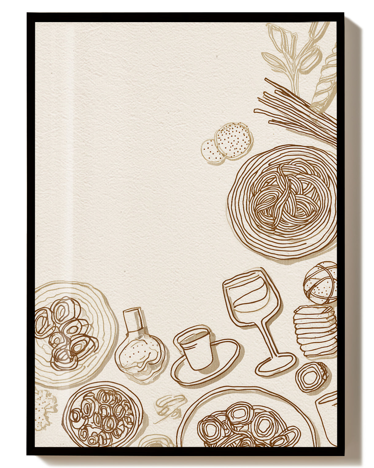 Kitchen Sketch Poster – Kitchen Sketch Composition