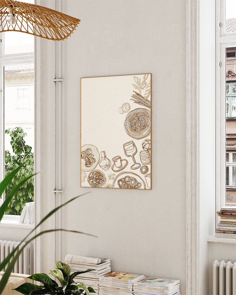 Kitchen Sketch Poster – Kitchen Sketch Composition