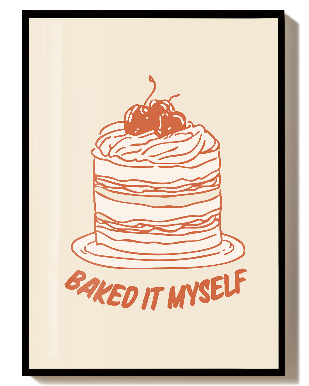 Kuchen Poster Illustration – Layered Cake