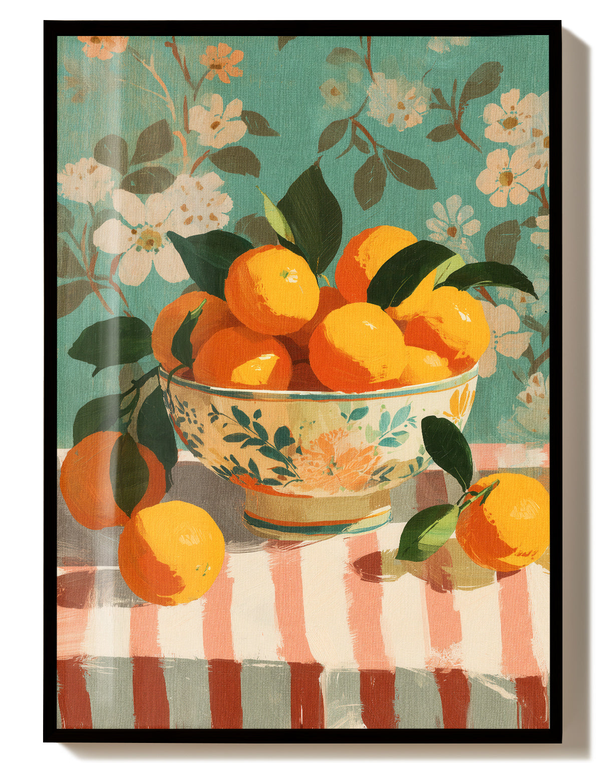 Lemon Bowl Still Life Poster – Lemon Bowl Still Life Poster – FineArt Wandbild, moderne Kunst & Fine Art Print von Spawnd, handgefertigt & Made in Germany