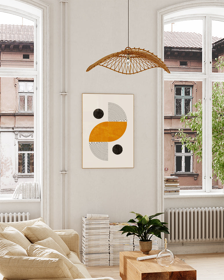 Mid Century Geometric Poster – Midcentury Geometric