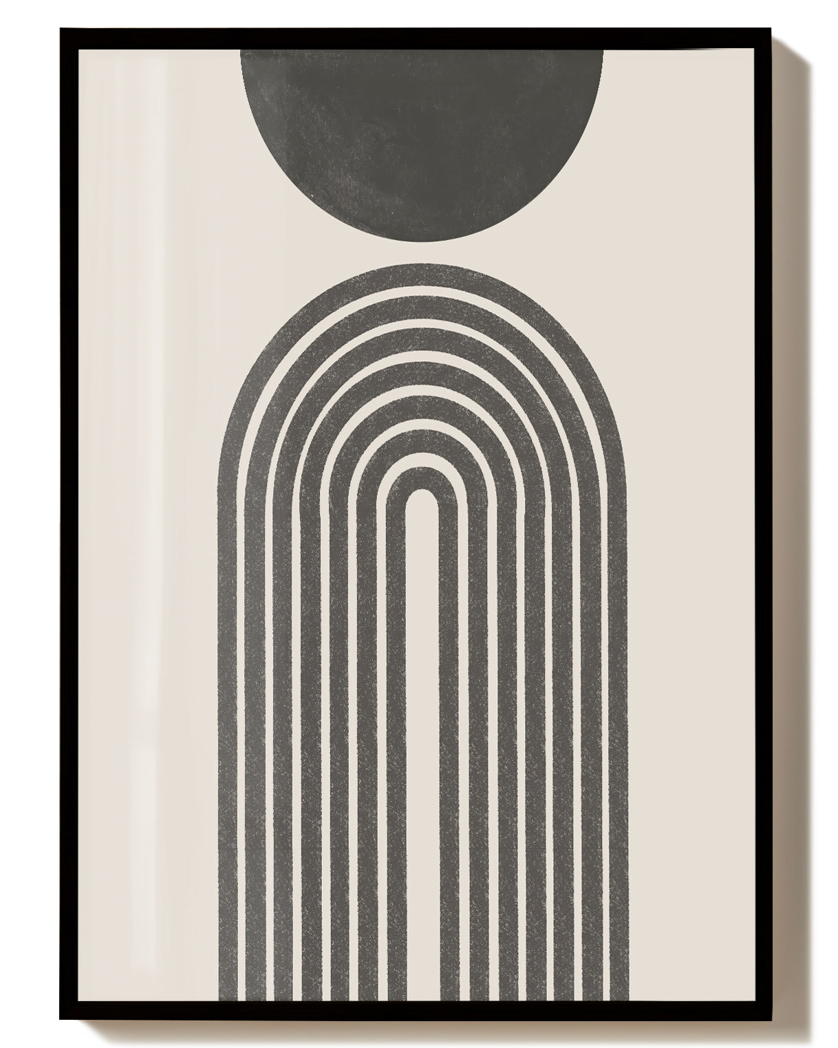 Minimal Bogen Linien Poster – Minimal Arch Lines