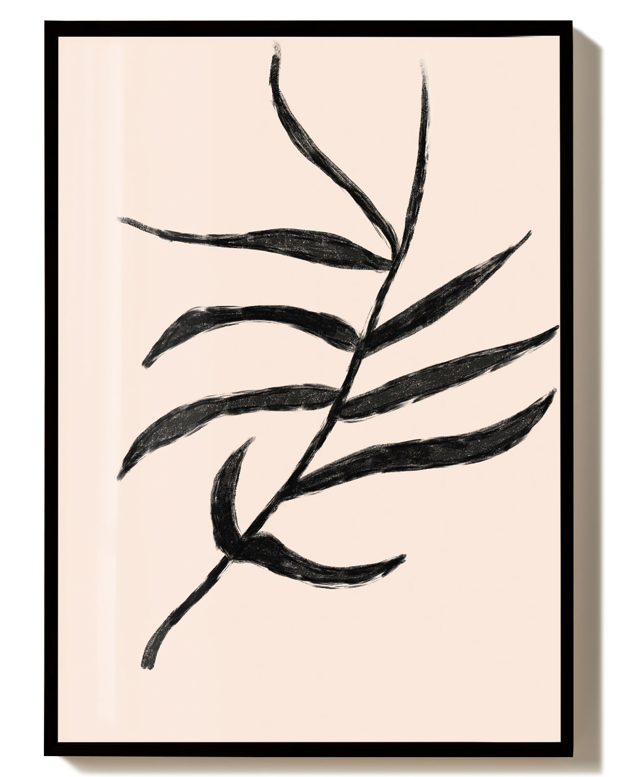 Minimal Botanischer Zweig Poster – Minimal Botanic Branch