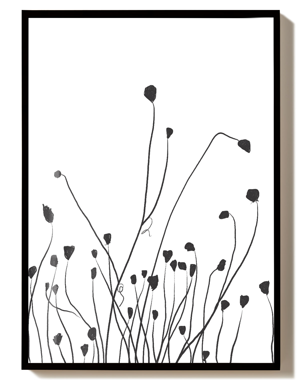 Minimal Feldgras Poster – Minimal Field Grass