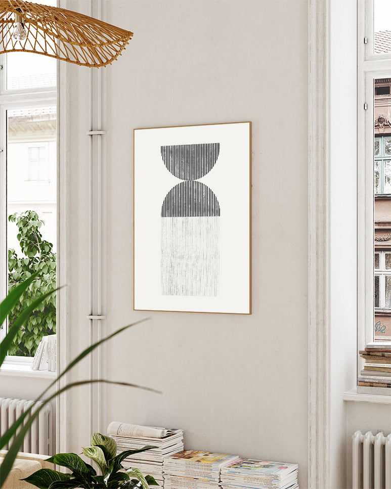 Minimal Geometric Stack Poster – Minimal Geometric Stack