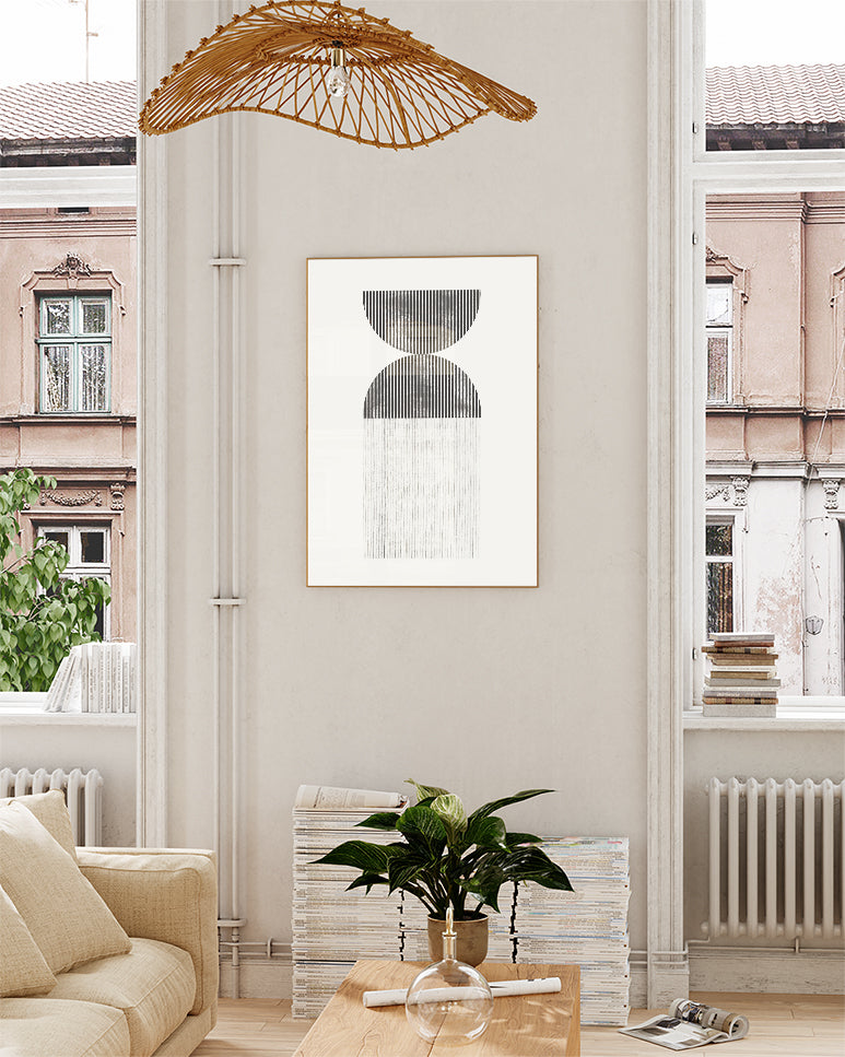 Minimal Geometric Stack Poster – Minimal Geometric Stack