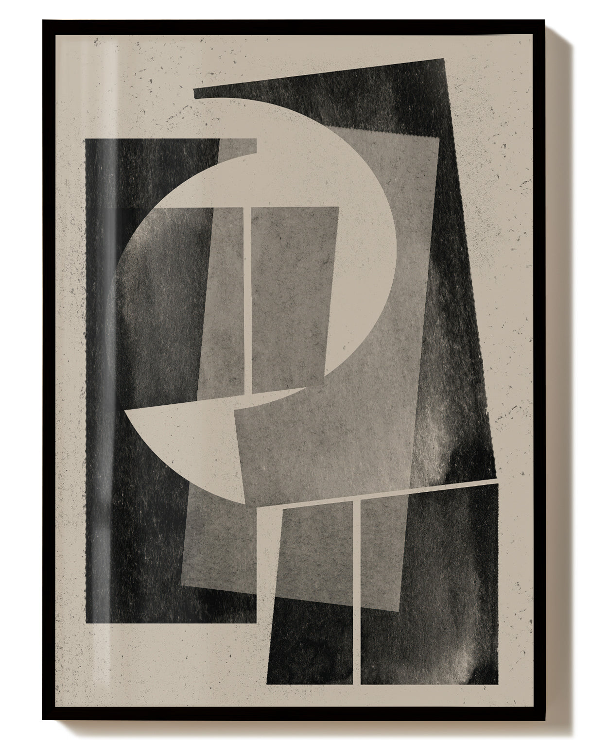 Modernes Abstraktes Collage Poster – Modern Abstract Collage