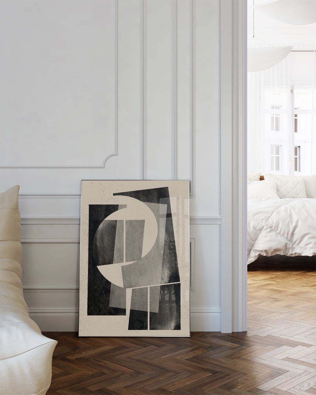 Modernes Abstraktes Collage Poster – Modern Abstract Collage