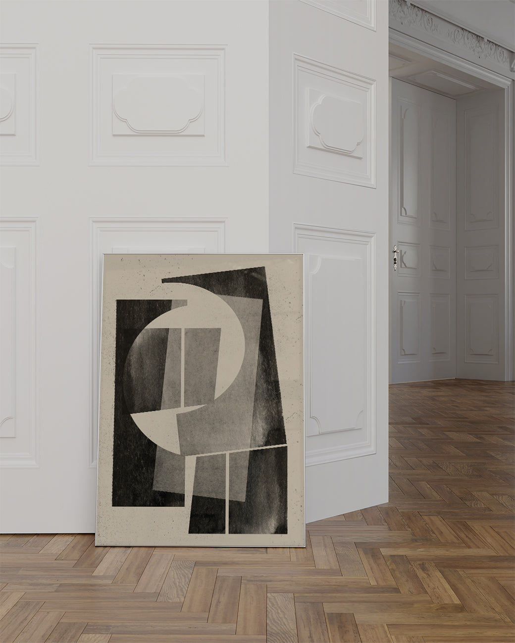 Modernes Abstraktes Collage Poster – Modern Abstract Collage