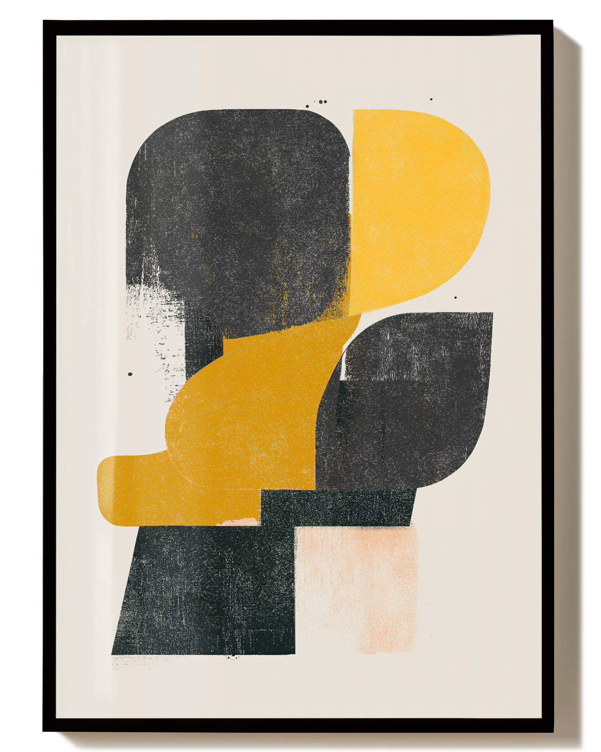 Moderne Abstrakte Figur Poster – Modern Abstract Figure